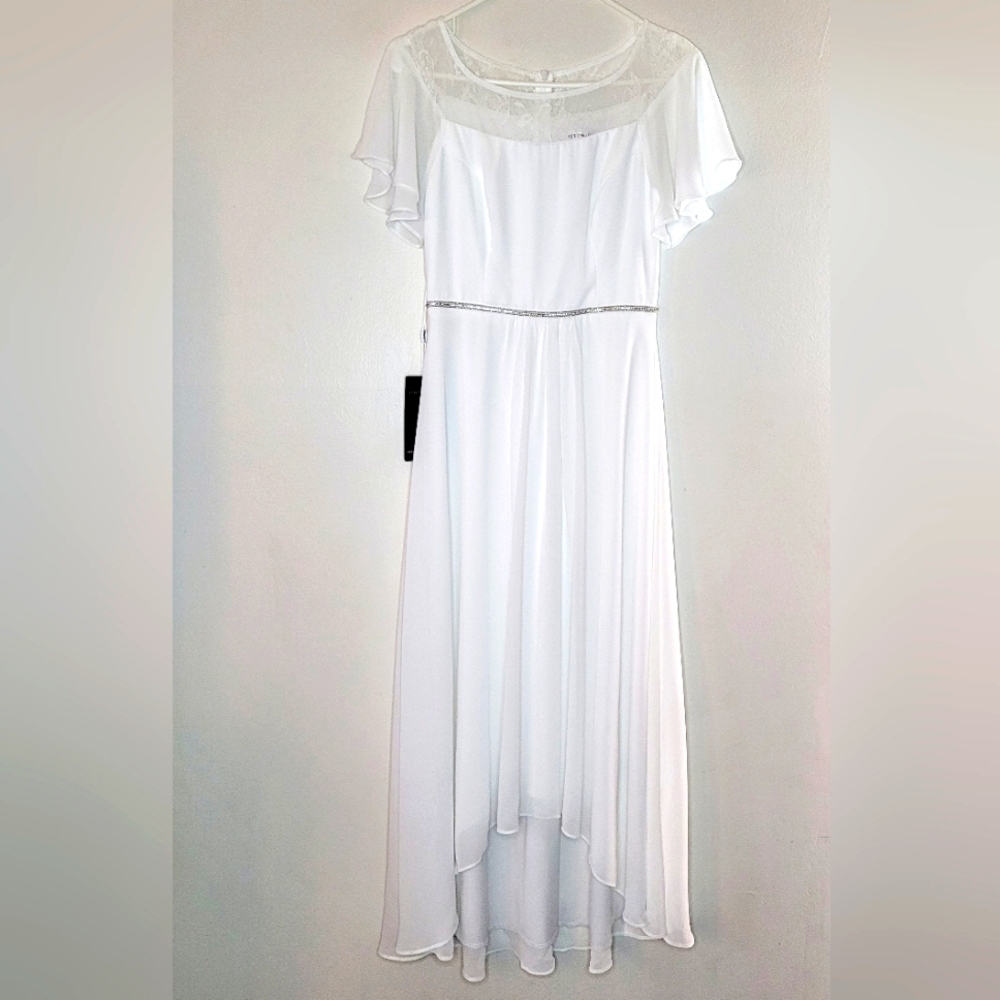 Ever Pretty Dress Womans Small Wedding Bridal White Whimsical Garden Beach Fairy
